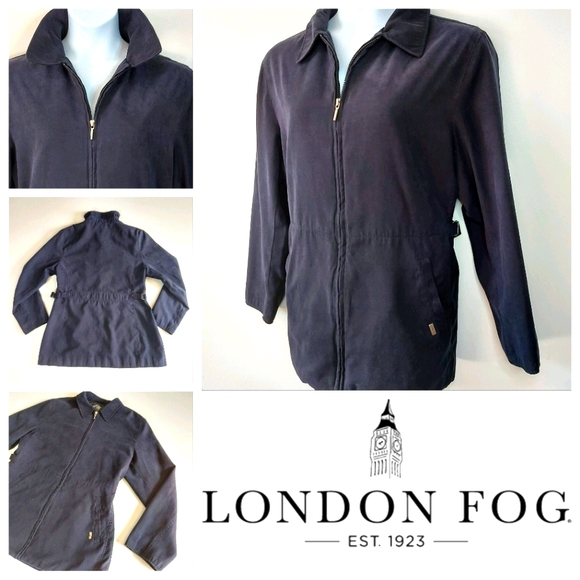LONDON FOG Trench Coat Womens Large - Picture 1 of 16